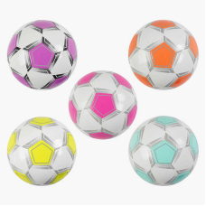 М“яч футбольний C 70124 (100) 5 кольорів, розмір №5, матеріал PVC, 280 грамів, гумовий балон, ВИДАЄТЬСЯ ТІЛЬКИ МІКС ВИДІВ