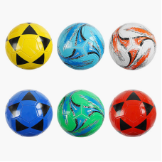 М“яч футбольний C 70127 (100) 6 кольорів, розмір №5, матеріал PVC, 280 грамів, гумовий балон, ВИДАЄТЬСЯ ТІЛЬКИ МІКС ВИДІВ