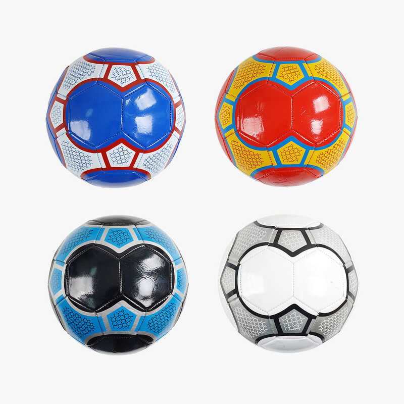 М`яч футбольний C 70142 (100) 4 кольори, розмір №5, матеріал PVC, 280 грамів, гумовий балон, ВИДАЄТЬСЯ ТІЛЬКИ МІКС ВИДІВ