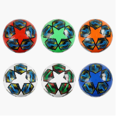 М`яч футбольний C 70157 (100) 6 видів, розмір №5, матеріал PVC, 260-270 грамів, гумовий балон, ВИДАЄТЬСЯ ТІЛЬКИ МІКС ВИДІВ