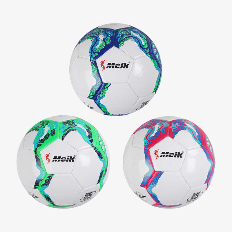 М“яч футбольний C 70232 (60) 3 види, 310-330 грамів, матеріал - м`який PVC, розмір №5, ВИДАЄТЬСЯ ТІЛЬКИ МІКС ВИДІВ