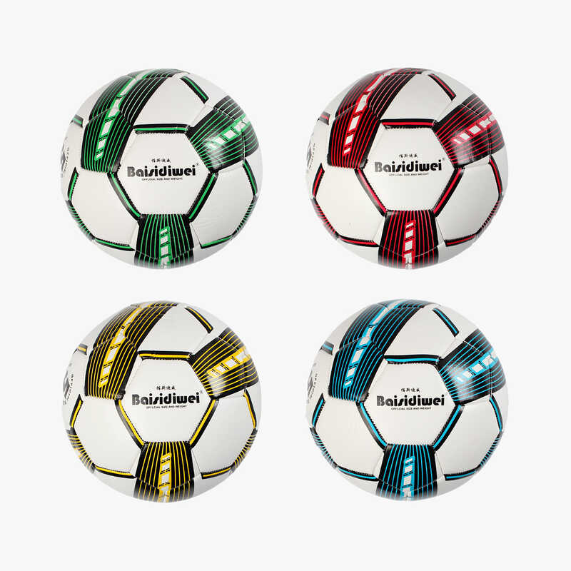 М“яч футбольний C 70263 (60) 4 кольори, розмір №5, матеріал TPE, 330-350 грамів, гумовий балон, ВИДАЄТЬСЯ ТІЛЬКИ МІКС ВИДІВ