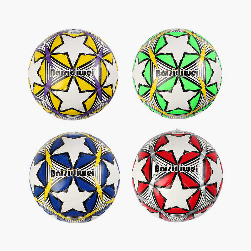 М“яч футбольний C 70266 (60) 4 кольори, розмір №5, матеріал TPE, 330-350 грамів, гумовий балон, ВИДАЄТЬСЯ ТІЛЬКИ МІКС ВИДІВ