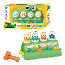 Ігровий центр  53179 (24) “WToys“, “Діно”, ОЗВУЧУВАННЯ УКРАЇНСЬКОЮ МОВОЮ, молоток, стукалка, пальчикова гра, підсвічування, пісня, в коробці