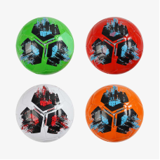 М`яч футбольний C 70300 (80) 4 види, вага 300-310 грамів, гумовий балон, матеріал PVC, розмір №5, ВИДАЄТЬСЯ МІКС 