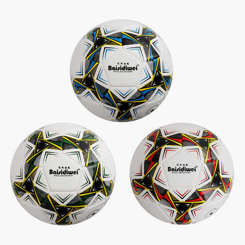 М`яч футбольний C 70468 (60) 3 види, вага 400-420 грамів, матеріал PU, балон гумовий, розмір №5, ВИДАЄТЬСЯ ТІЛЬКИ МІКС ВИДІВ