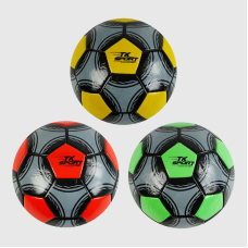М“яч футбольний М 48472 (80) “TK Sport“, 3 види, вага 300-310 грамів, гумовий балон, матеріал PVC, розмір №5, ВИДАЄТЬСЯ МІКС 