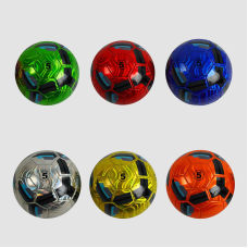 М`яч футбольний С 54968 (80) 6 видів, матеріал PU, вага 320-330 грамів, розмір №5, ВИДАЄТЬСЯ ТІЛЬКИ МІКС ВИДІВ
