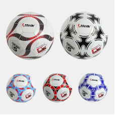 М`яч футбольний С 55988 (60) 5 видів, вага 300-310 грамів, гумовий балон, матеріал PVC, розмір №5, ВИДАЄТЬСЯ МІКС 