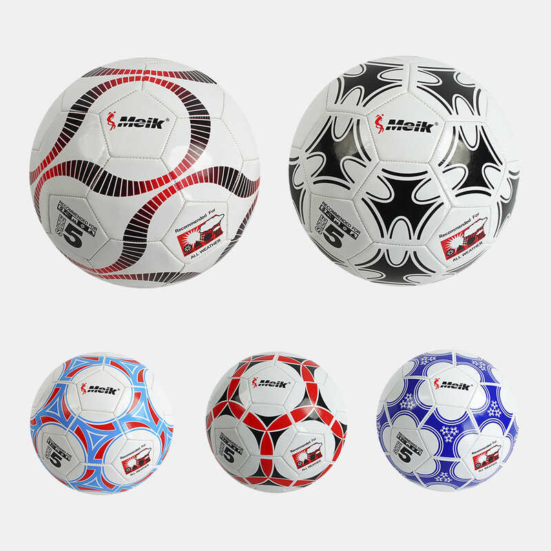 М`яч футбольний С 55988 (60) 5 видів, вага 300-310 грамів, гумовий балон, матеріал PVC, розмір №5, ВИДАЄТЬСЯ МІКС М`яч футбольний С 55988 (60) 5 видів, вага 300-310 грамів, гумовий балон, матеріал PVC, розмір №5, ВИДАЄТЬСЯ МІКС