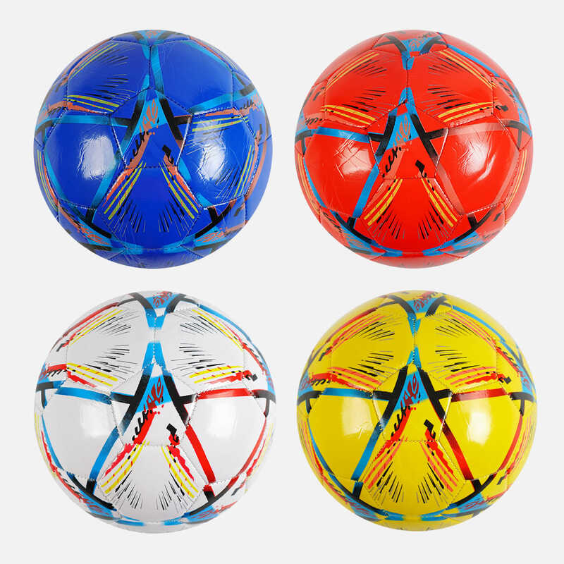 М`яч футбольний С 62383 (80) “TK Sport“ 4 кольори, вага 300-310 грамів, гумовий балон, матеріал PVC, розмір №5, ВИДАЄТЬСЯ МІКС М`яч футбольний С 62383 (80) “TK Sport“ 4 кольори, вага 300-310 грамів, гумовий балон, матеріал PVC, розмір №5, ВИДАЄТЬСЯ МІКС