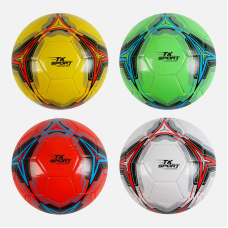 М`яч футбольний С 62386 (80) “TK Sport“ 4 кольори, вага 300-310 грамів, гумовий балон, матеріал PVC, розмір №5, ВИДАЄТЬСЯ МІКС 