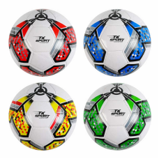 М`яч футбольний С 62407 (80) “TK Sport“ 4 кольори, вага 300-310 грамів, гумовий балон, матеріал PVC, розмір №5, ВИДАЄТЬСЯ МІКС 
