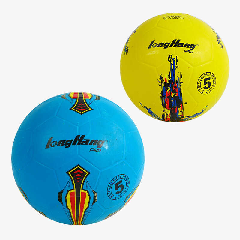 М“яч футбольний С 64669 (50) 2 види, гумовий, вага 300 грамів, розмір №5