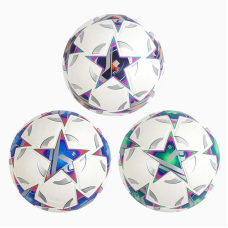 М`яч футбольний С 66332 (30) 3 види, вага 420 грамів, матеріал PU, балон гумовий, клеєний, (поставляється накачаним на 80) ВИДАЄТЬСЯ МІКС