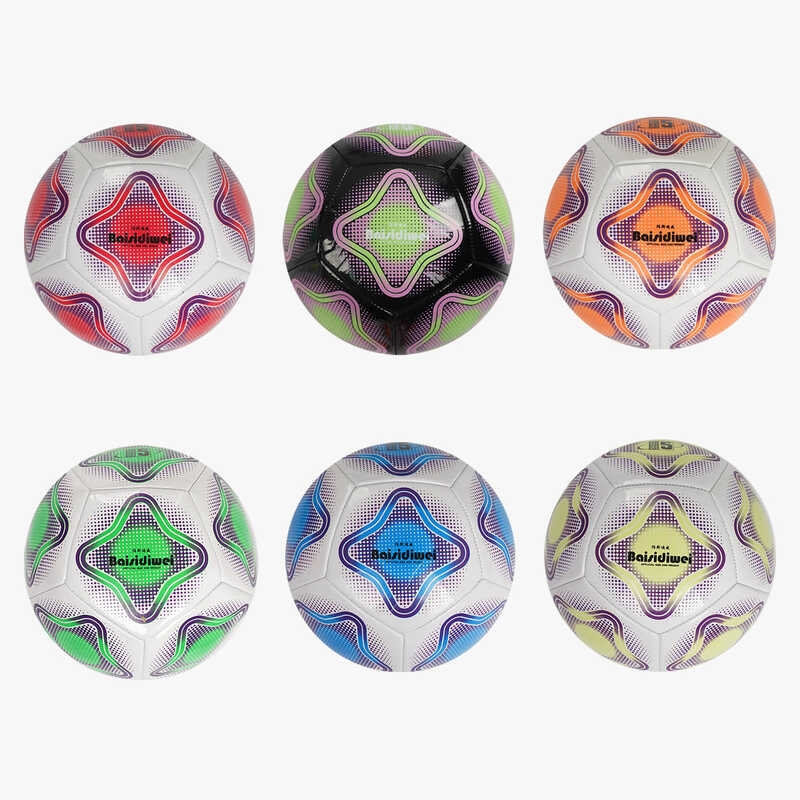 М“яч футбольний С 70247 (60) 6 видів, розмір №5, матеріал м“яка EVA, 300-320 грамів, гумовий балон, ВИДАЄТЬСЯ ТІЛЬКИ МІКС ВИДІВ