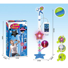 Мікрофон HD - 8924 (48/2) звук, підсвічування, підключення телефону, у коробці