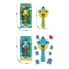 Мікрофон HD 825 (72/2) 2 кольори, акумулятор 3.7 V, музика, зміна голосу, підключення bluetooth, роз’єм для навушників, озвучування іспанською, в коробці