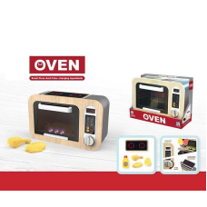 Мікрохвильова піч 818-502 A (18/2) підсвічування, звуки, муляжі їжі, які змінюють колір, в коробці