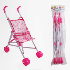 Візок для ляльки CS 7817 SH (72/2) висота 50 см, складна конструкція, в пакеті