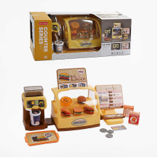 Магазин MW 1183 (16) 25 аксесуарів, підсвічування, меню з англійським озвученням, вітрина зі смаколиками, автомат для подачі напоїв, монети, в коробці