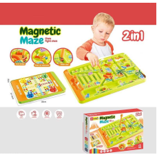 Магнітна гра 2в1 898-9112 (36) сортер, настільна гра, магнітний стилус, в коробці