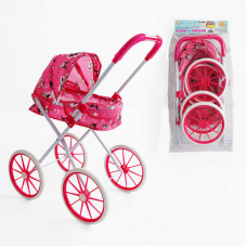 Візок для ляльки TK 83-205 (24/2) “TK Group“, складна конструкція, пупс до 35 см, металевий каркас, в пакеті