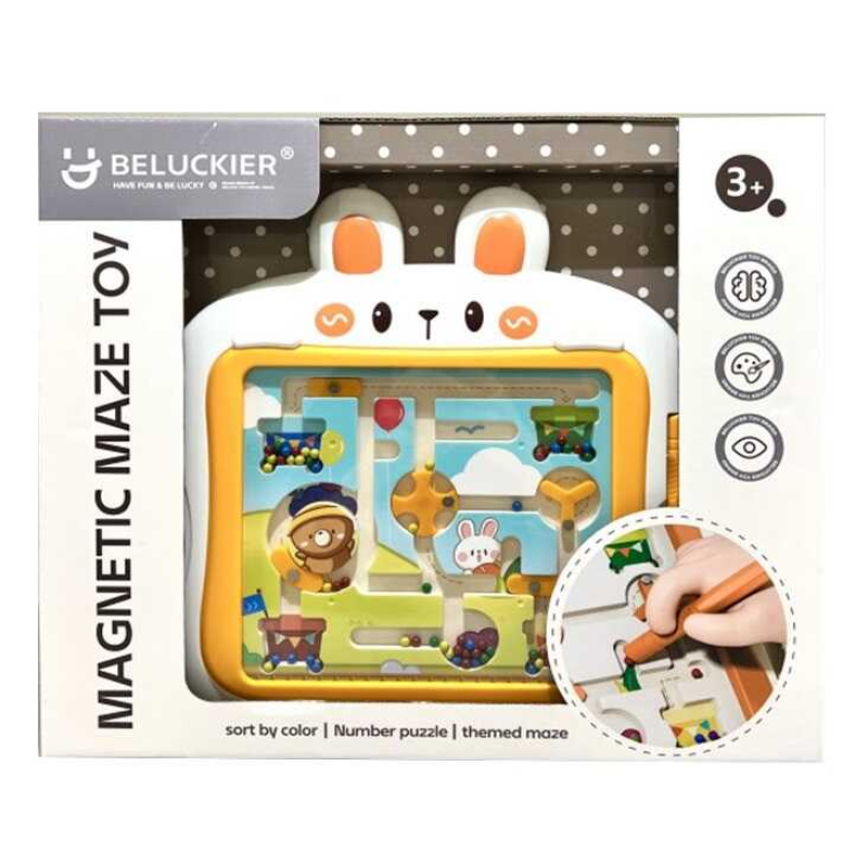 Магнітна гра Q 703 C (48) магнітний олівець, кульки, сортер, в коробці