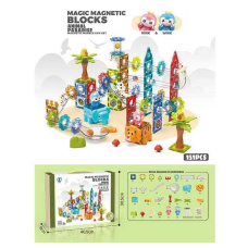 Магнітний конструктор 1101 (12/2) 151 елемент, в коробці