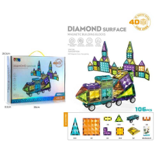 Магнітний конструктор 9959 B (8) 106 елементів, інструкція, в коробці