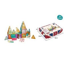 Магнітний конструктор AH 054 (16) “Зоопарк”, тваринки, 42 деталі, в коробці