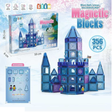 Магнітний конструктор G 014 (8) 356 деталей, герої, наліпки, в коробці