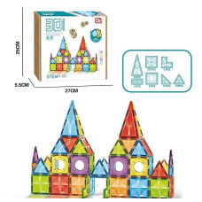Магнітний конструктор GW 8256 (12) 60 деталей, в коробці