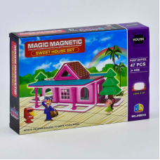 Магнітний конструктор JH 8818 (36) “Пошта“, 47 деталей, в коробці