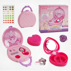 Манікюрний набір 55003 А (36) наклейки на нігті, перекладні татуювання, стрази, в коробці