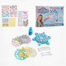 Манікюрний набір 848 А (72/2) платформа, пінцет, стрази, стікери, в коробці