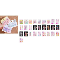 Манікюрний набір C 73157 (1200) ЦІНА ЗА 1 ШТУКУ, герой, 12 накладний нігтів, на листі, ВИДАЄТЬСЯ МІКС