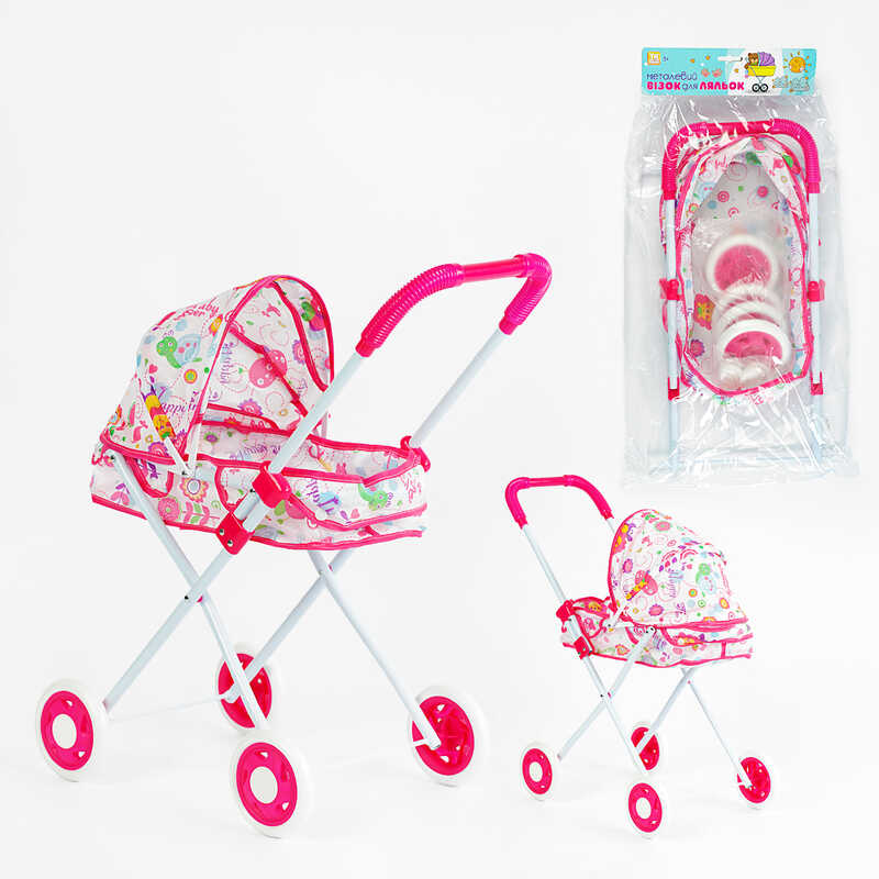Візок для ляльок ТК 15-230 (24/2) “TK Group“, складна конструкція, пупс до 35 см, в пакеті Візок для ляльок ТК 15-230 (24/2) “TK Group“, складна конструкція, пупс до 35 см, в пакеті