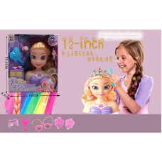 Манекен для зачісок 2615 Штрих = 35509 (96/2) імітація скляних очей, аксесуари, гребінець, в коробці