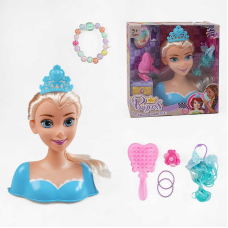 Манекен для зачісок LK 1712 (48/2) гребінець, аксесуари, в коробці