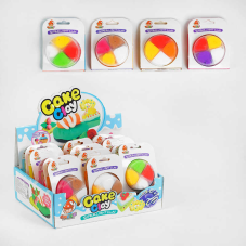 Маса для ліплення C 57505 (24), 4 набори кольорів, ЦІНА ЗА 12 ШТУК У БЛОЦІ