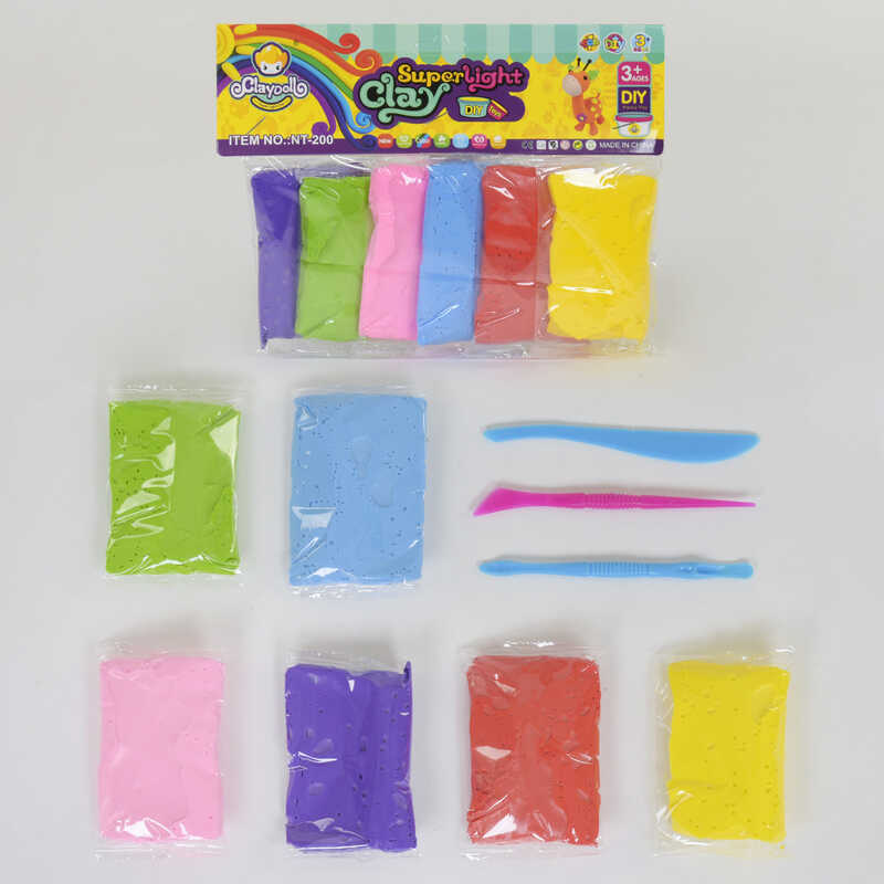 Маса для ліплення С 38837 (160) 6шт в пакеті