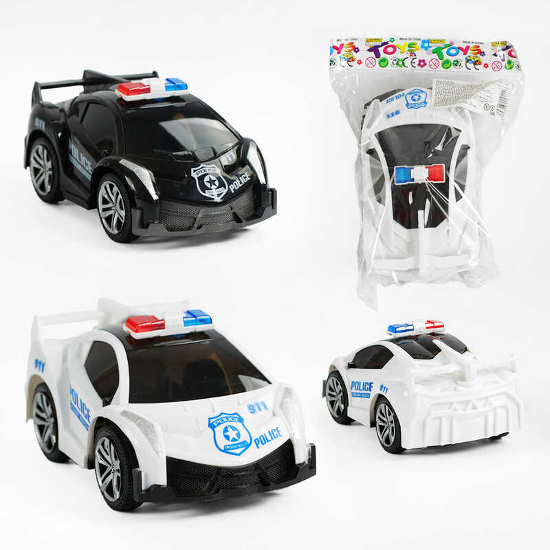 Машина 12017-6 (240/2) “Поліція“, 2 кольори, інерція, 17 см, у пакеті