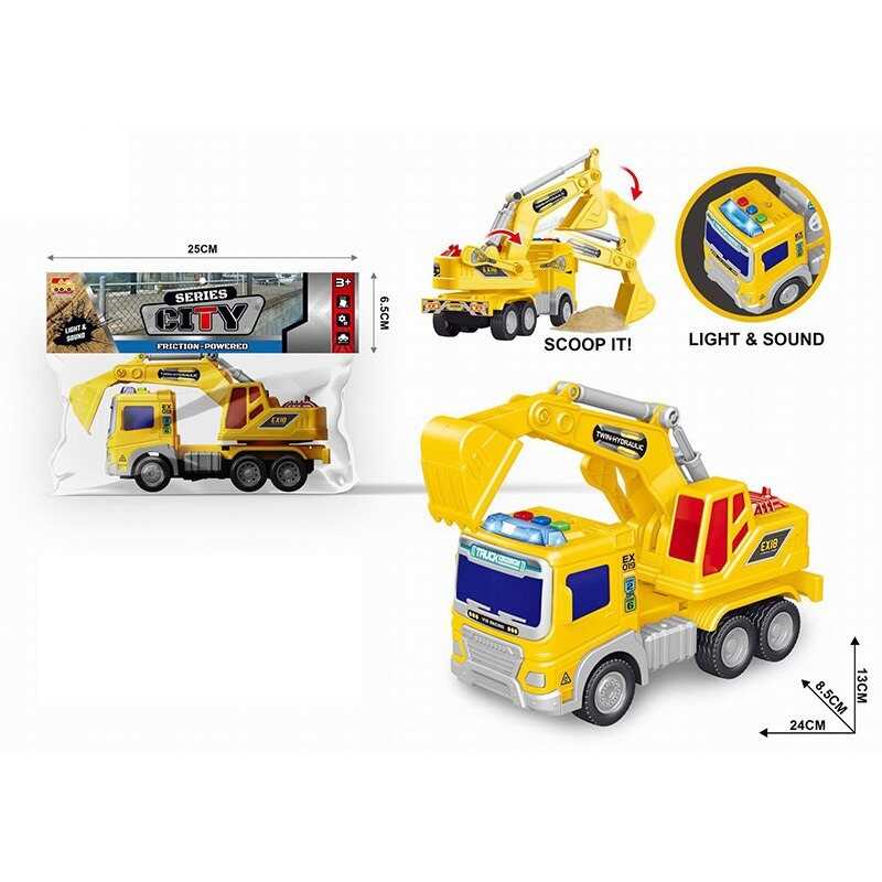 Машина 66-10 C (72) “Спецтехніка”, звуки, підсвічування, інерція, гумові колеса, рухливі елементи, в пакеті Машина 66-10 C (72) “Спецтехніка”, звуки, підсвічування, інерція, гумові колеса, рухливі елементи, в пакеті