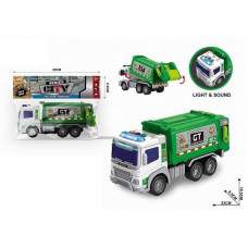Машина 66-12 B (72) “Сміттєвоз”, звуки, підсвічування, інерція, гумові колеса, рухливі елементи, в пакеті