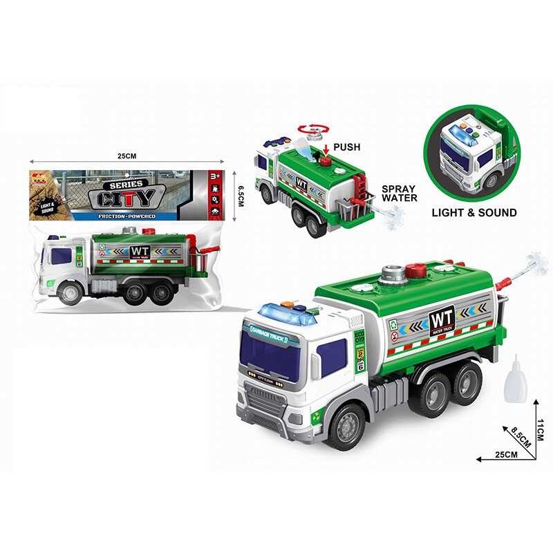 Машина 66-12 C (72) “Автоцистерна”, звуки, підсвічування, інерція, гумові колеса, помповий механізм, в пакеті