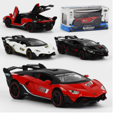 Машина 72009 (48) “Авто Експерт“ 3 кольори, металопластик, 1:32, звук, світло, інерція, відчиняються двері, багажник, у коробці, МІКС