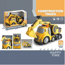 Машина 98-323 A (48/2) підсвічування, звукові ефекти, механічне обертання кабіни, тріскачка, рухомі деталі, в коробці