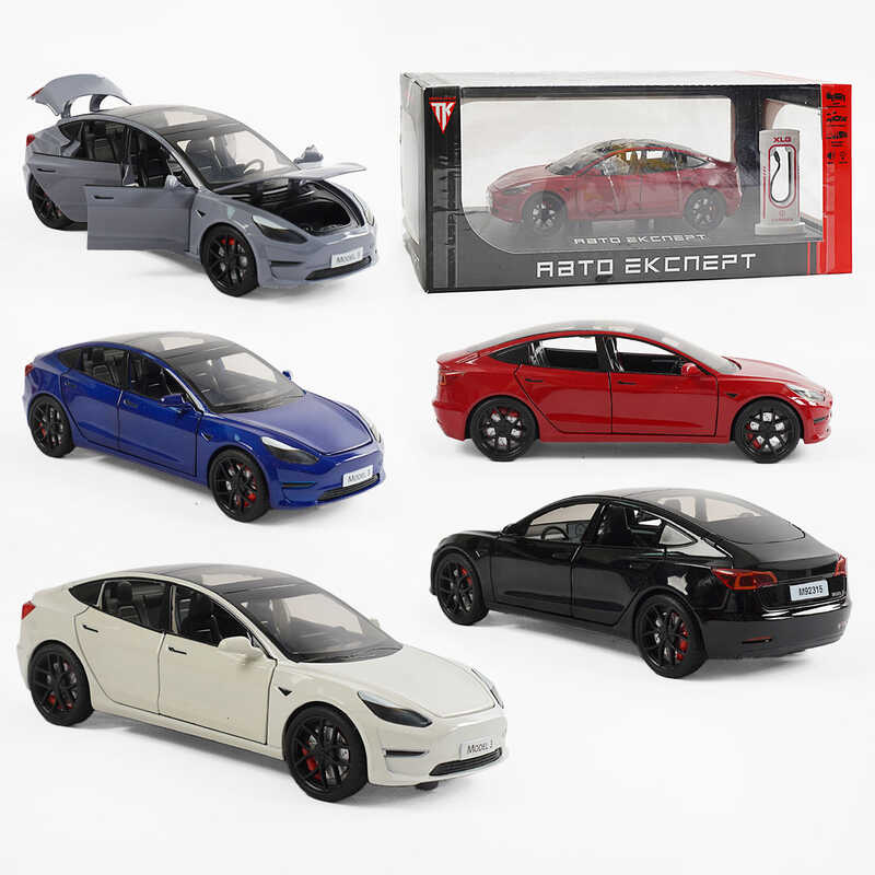 Машина EL 94022 (24) “Авто Експерт“, 5 кольорів, електромобіль, зарядна станція, металопластик, масштаб 1:24, звук, світло, інерція, відкриваються двері, в коробці, ВИДАЄТЬСЯ ТІЛЬКИ МІКС ВИДІВ