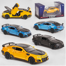 Машина GT - 1934 (72/2) “Авто Експерт“, 3 кольори, металопластик, 1:32, світло, звук, інерція, відчиняються двері, багажник, капот, в коробці